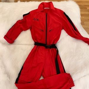 I AM GIA red jumpsuit!